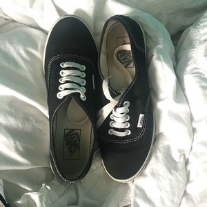 Black Authentic Vans
